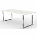 Produktbild Kerkmann Schreibtisch Aveto Edelstahl XL BxT 200x100cm weiß