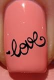 Love Nail Decals by YRNails