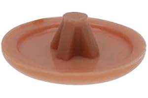 KEPLE Tappi di Plastica Colore Quercia Chiara per Viti con Testa Phillips, Pozidriv, Square-X Head Copriviti in Plastica per Viti Per Legno (Confezione da 100 pezzi) Taglia - 12mm