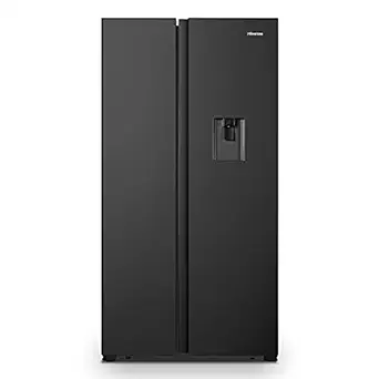 Hisense 564 L Inverter Frost-Free Side-by-Side Door Refrigerator with Water Dispenser (RS564N4SBNW, Black Stainless Steel Finish) at Rs. 55990