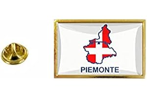 Akachafactory pins pin Badge pin's Drapeau Pays Carte Region Italie Province piemont Piemonte