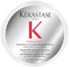 Kérastase, Premiére, Maschera Filler Riparatrice, Per Capelli Danneggiati, Azione Anti-Rottura, Capelli Più forti, Masque Réparateur, Formato Mini, 75 ml