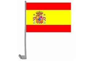 Everflag Auto-Fahne: Spanien mit Wappen