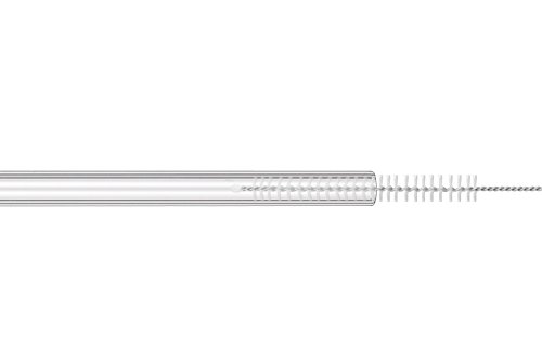Supremery Glas-Strohhalme 5er Set mit Reinigungsbürste, handgefertigt und gebogen – Jumbo Glas-Trinkhalme perfekt für Cocktails, Smoothies usw. – 23 cm lang wiederverwendbar und umweltschonend - 7