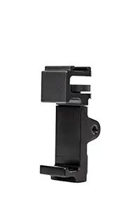 Saramonic Aluminum Smartphone Holder for Tripods & Grips w/Cold Shoe for Mics, Lights, More (SR-BSP1C)