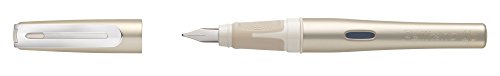 Pelikan 802758 Füllhalter Pelikano Up, Champagner, Feder M für Rechtshänder, inkl. Tintenpatrone - 2