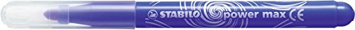 Stabilo Power Max – Filzstifte, breite Spitze, Kartonhülle Etui de 18 verschiedene farben - 2