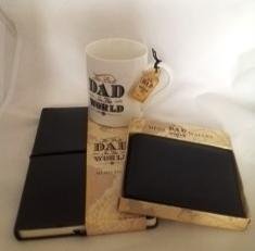 Best Dad Notebook, Wallet and coffee mug