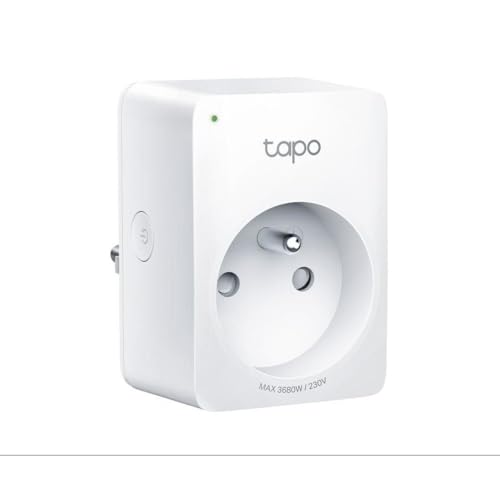 Tapo Matter - Presa WiFi collegata, monitoraggio dei consumi, 16 A, compatibile con Alexa, Google Home e SmartThings, controllo radiatore, riscaldamento, risparmio energetico, Tapo P110M(FR)
