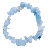 Zen&tao Natural Chakra Gemstone Crystal Bracelets Multiple Items Pack For Yoga Meditation Prayer Healing Protection And Gifting (aquamarine)