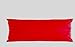 BRAND NEW PLAIN RED 180 THREAD COUNT 19" X 60" PILLOWCASES PILLOW CASES