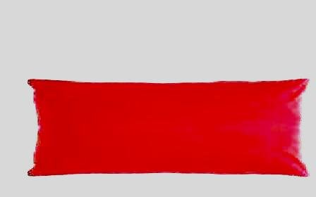 BRAND NEW PLAIN RED 180 THREAD COUNT 19" X 60" PILLOWCASES PILLOW CASES