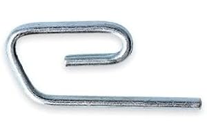 MERCERÍA SUANCES Ganchos cortinas metalico, garfio cortina metal, resistentes y de calidad. 50 uds