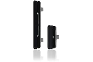YUYUE ELECTRONIC 2X Power On/Off Lautstärketaste Seitentasten Ersatz Kompatibel mit Samsung Galaxy S10E 5,8 Zoll Schwarz