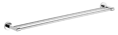 Preisvergleich Produktbild AVENARIUS Handtuchstange / Badetuchhalter doppelt 800 mm Messing verchromt - Serie 200