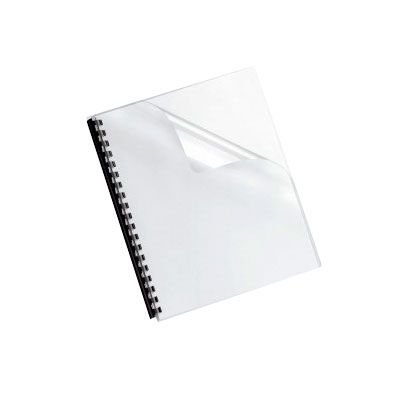 5  PAQ 100 TAPAS PVC 180 MICRAS TRANS