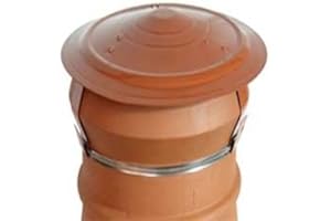 ChimFit Disused Chimney Cap Strap Fix Eco Capping Cowl Teracotta