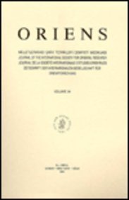Preisvergleich Produktbild Oriens, Volume 34
