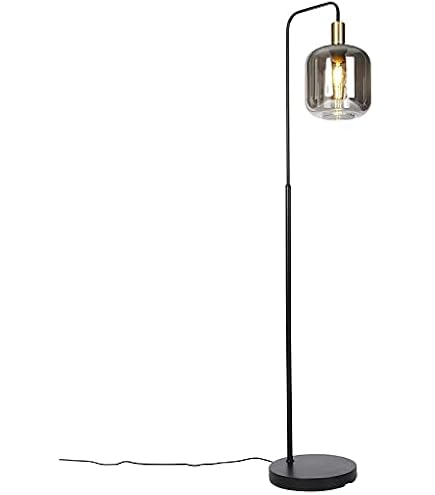 QAZQA - Art Deco Art Deco Wall Lamp Black With Gold - Emilienne | Living | Bedroom | Kitchen - Steel Round - E27 Suitable For LED - Max. 1 X 40 Watt - View #11