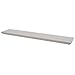 OLIVER - Bevelled 3ft / 91cm Floating Wall Shelf - White