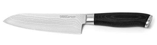 makami Premium Santokumesser aus japanischem Damaststahl VG-10 in Geschenkverpackung – HRC60 – Küchenmesser - 5