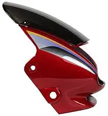 ARYAN TRADING CO Headlight Visor for Super Splendor Old Model (RED-Blue)