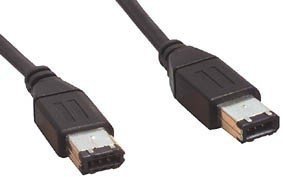 World of Data - Cable de firewire World of data de 2m (6-6) - calidad premium - 6 pines a 6 pines ieee - 1394 - ilink - video - videocámara - dv - 400 - macho a macho