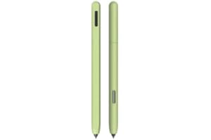 ZOAZR Funda de Silicona para S-Pen de Simple Business para Samsung Galaxy Tab S6 S7 Funda Suave y Duradera para lápiz Funda Antideslizante para lápiz Stylus de Dibujos Animados para Tablet (Green-S7)