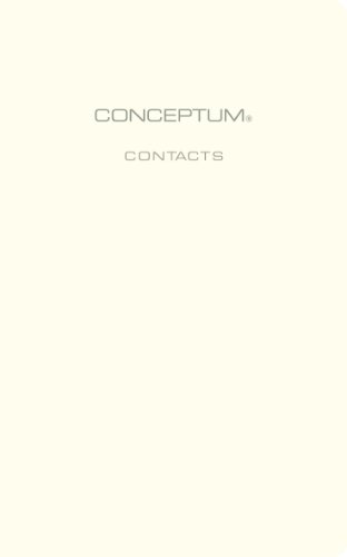 Sigel CO190 Adressheft, ca. A5, liniert, chamois, CONCEPTUM - 2