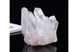 TENET - Pietra grezza naturale per cristalloterapia meditazione reiki (DRUSA QUARZO IALINO CRISTALLO DI ROCCA 8-9 CM)