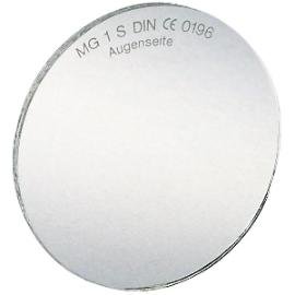 5 Paar Ersatzgläser rund 50 mm klar Verbundglas, für Arbeitsschutzbrille