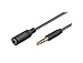 Produktbild Mcab 3.5MM Jack Extension 0.5M BK