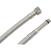 Batarya Baglantı Su Fleks Hortum Uzun Girişli M10x3/8-60cm 1 Adet (5 cm)