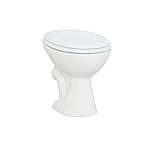  Stand Tiefspül WC Dusch-WC inkl. Softclose Deckel Taharet Bidet Intimdusche Toilette Taharatli Abfluss Wand Creavit TP330 Waagerecht