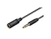 Produktbild Mcab 3.5MM Jack Extension 2.0M BK