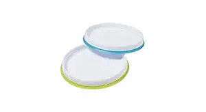 Mothercare Weaning Plates (White, Pack of 2)