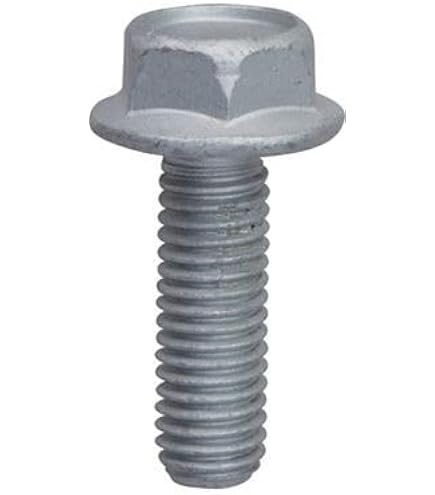 Vis Hexagonale à Embase Restagraf - M6 X 16 Mm, Acier, Sachet De 50, Compatibles FIAT, NISSAN, RENAULT