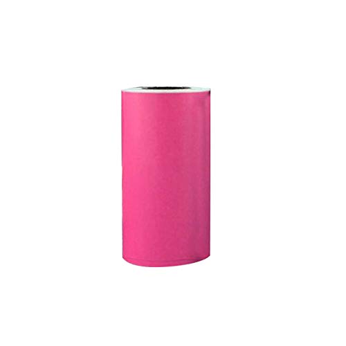 AchidistviQ 57x30mm Self-Adhesive Thermal Sticker Printing Paper for Paperang Photo Printer Rose Red