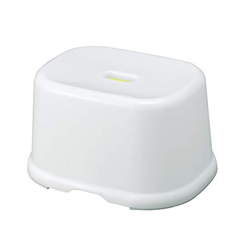 Preisvergleich Produktbild CAIJUN Duschhocker Multifunktion PP Kunststoff Ganzes Outfit Wasserdicht Rutschfest Haushalt, 2 Farben, Tragfähigkeit Von 100 Kg Dual-Use (Farbe : Weiß, größe : 25x18.8x14.3cm)