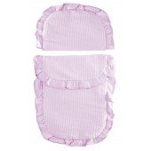 Baby - Pink Pinstripe Large Pram Set - Clair de Lune