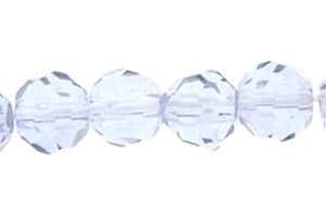 ‎CREATIVE-BEADS Creative-Beads Glasperle Crystal-Schliffperlen, zum auffädeln, Halsketten, Armband, Ohrringe und Schmuck selbermachen, 12mm Strang, ca. 28 St, violett