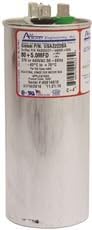 AMRAD ENGINEERING USA2222BA Round Motor Run Capacitor, 80/5 MFD, 370/440 Vac