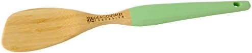 DEAGOURMET 104 Water Lily Shovel 100% Natural Bamboo with Green Handle, 26 X 6 cm