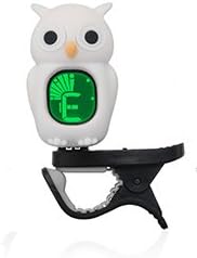 Swiff Owl Tuner for Guitar Bass Ukulele Violin weis