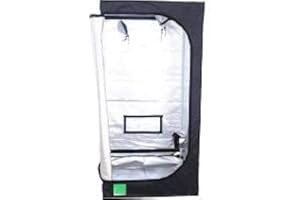 Budbox Lite Range - 40cm X 40cm Up To 1m X 1m Silver Mylar Grow Room Tents (LITE - 80x80x160)