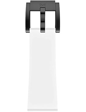 TW Steel Marc Coblen Armband Uhrenband Uhrenarmband Silikon 22 MM Weiss SB_W_B