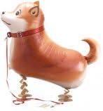 Play-tec Dog Shiba Foil Balloon for Children's Birthday Party, Summer or Winter Parties, Work Parties, Fairs or Fetes, Decoration Balloons, Premium Quality, Walking Helium Fill Balloon