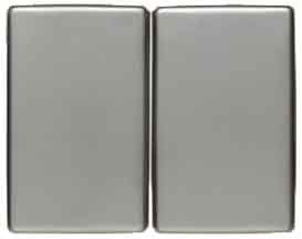 Preisvergleich Produktbild Hager ARSYS – Taste Doppel Metall Edelstahl