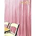 Produktbild shinybeauty Pailletten backdrop-pink-6ftx7ft, glitzernden Pailletten Drapes, glänzend Stoff Pailletten Platten, Zeremonie Hintergrund (Pink)