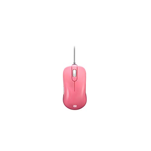 Zowie S2 Divina Version Gaming Mouse Calzino, Medie Dimensioni, 5 Pulsanti, 400/800/1600/3200 DPI,3360 Sensor, Progetto Divina, Rosa, 122 x 60 x 38 mm